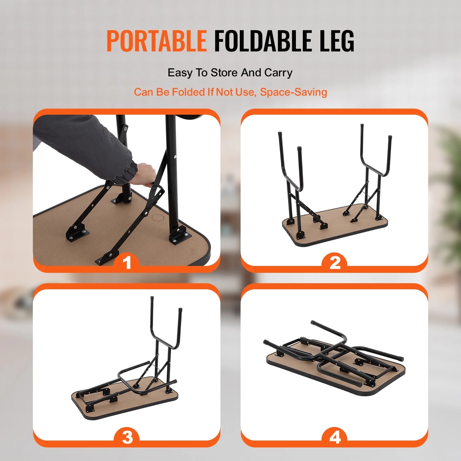Foldable 32” Grooming Table Arm – Adjustable Height Clamp for Dogs & Cats