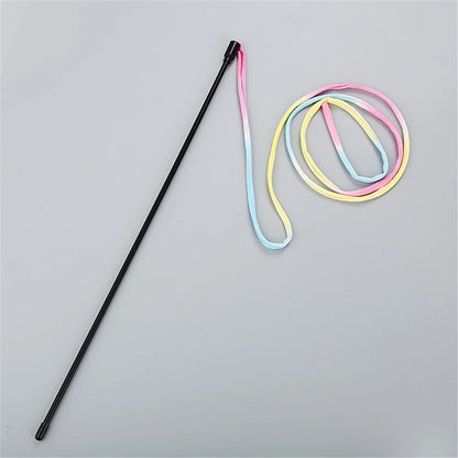 Colorful Pet Wand Toy – Multicolor Stick for Cats & Small Pets