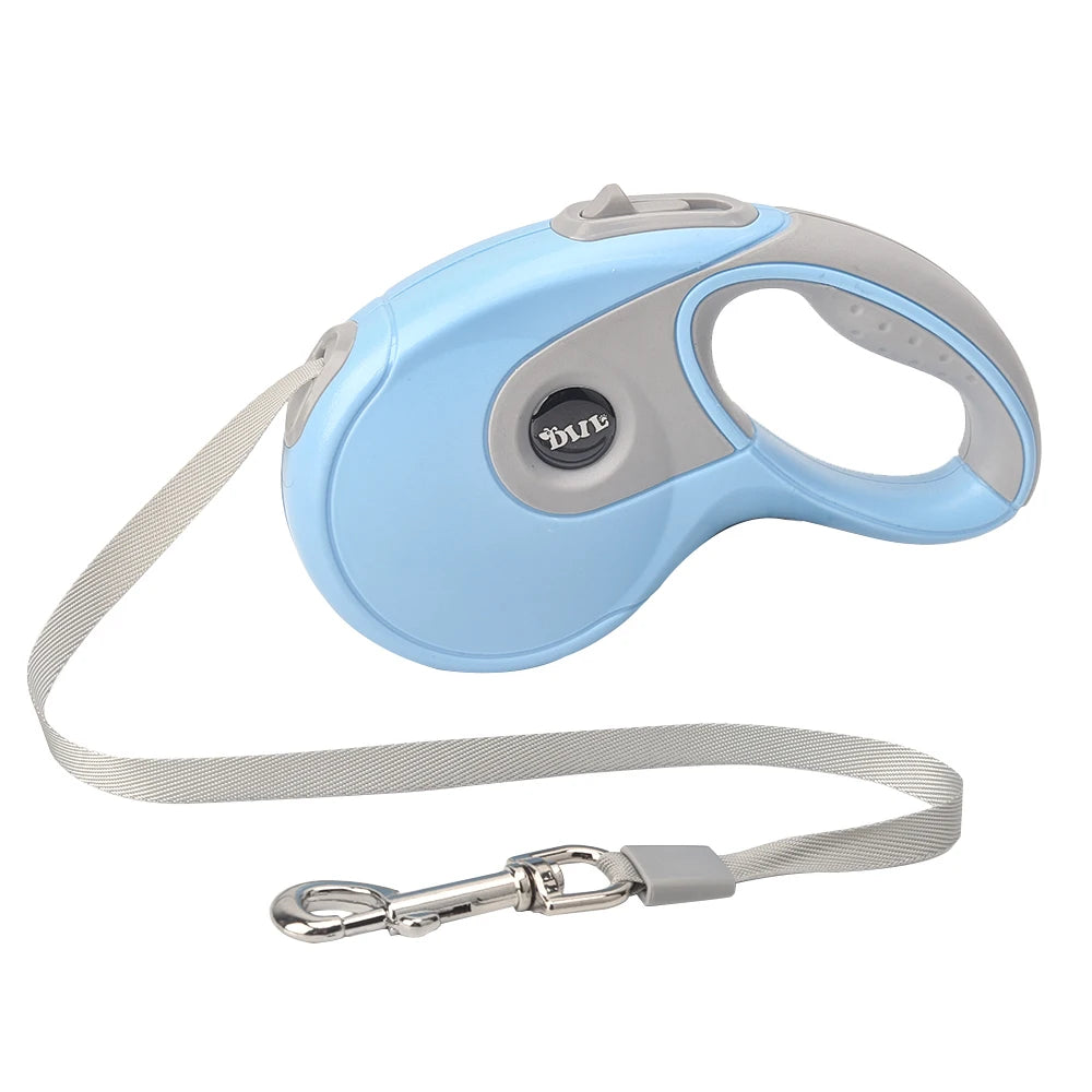 Retractable Dog Leash – 3M/5M Adjustable Lead with Poop Bag Dispenser