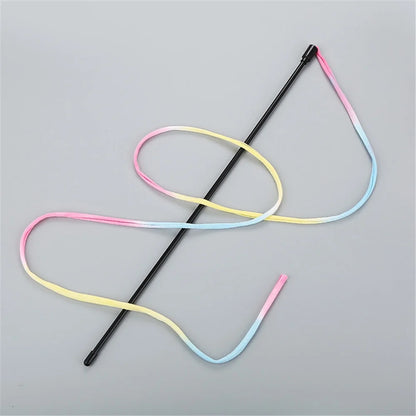 Colorful Pet Wand Toy – Multicolor Stick for Cats & Small Pets