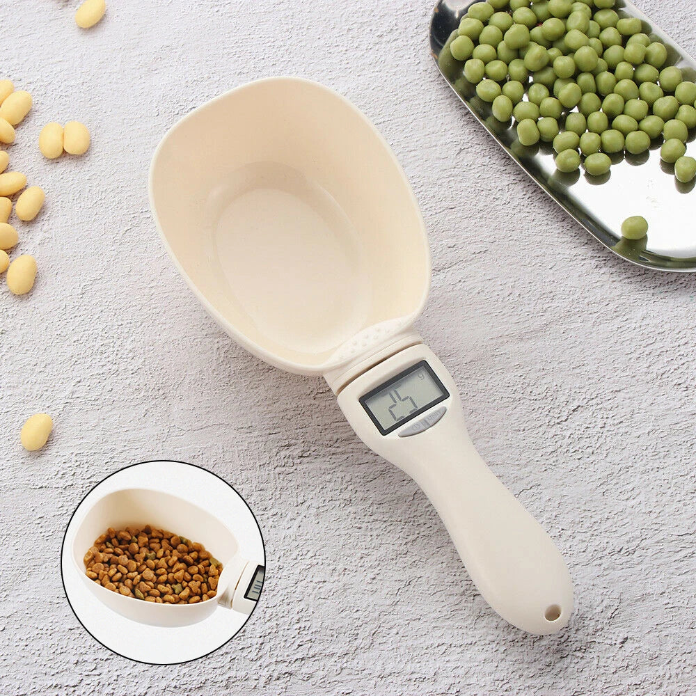 Digital Pet Food Scoop – Electronic Measuring Spoon with LED Display