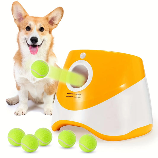 Automatic Tennis Ball Launcher – Interactive Fetch Trainer for Dogs