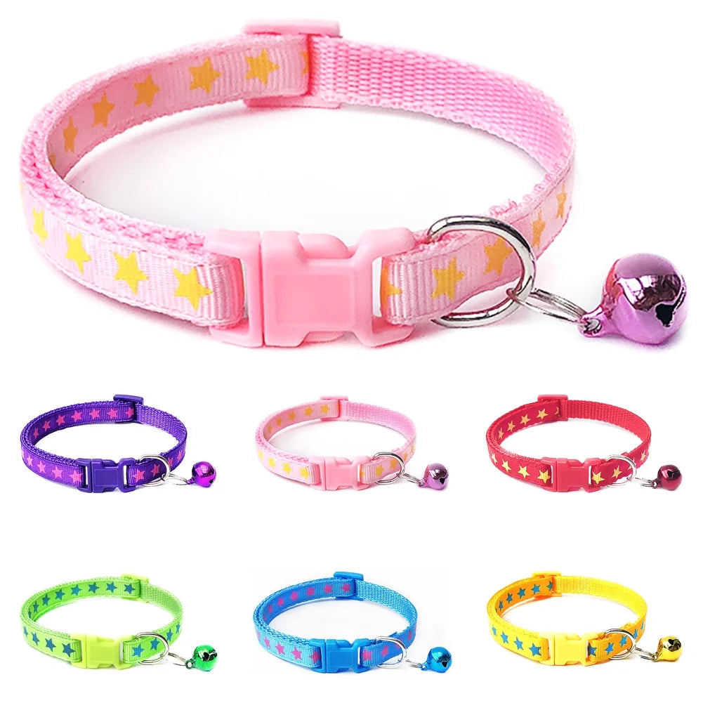 Pentagram Pet Collar – Stylish Reflective Design for Cats & Dogs