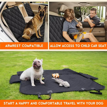 Durable Pet Car Seat Protector – Waterproof & Easy-to-Clean Rear Cover