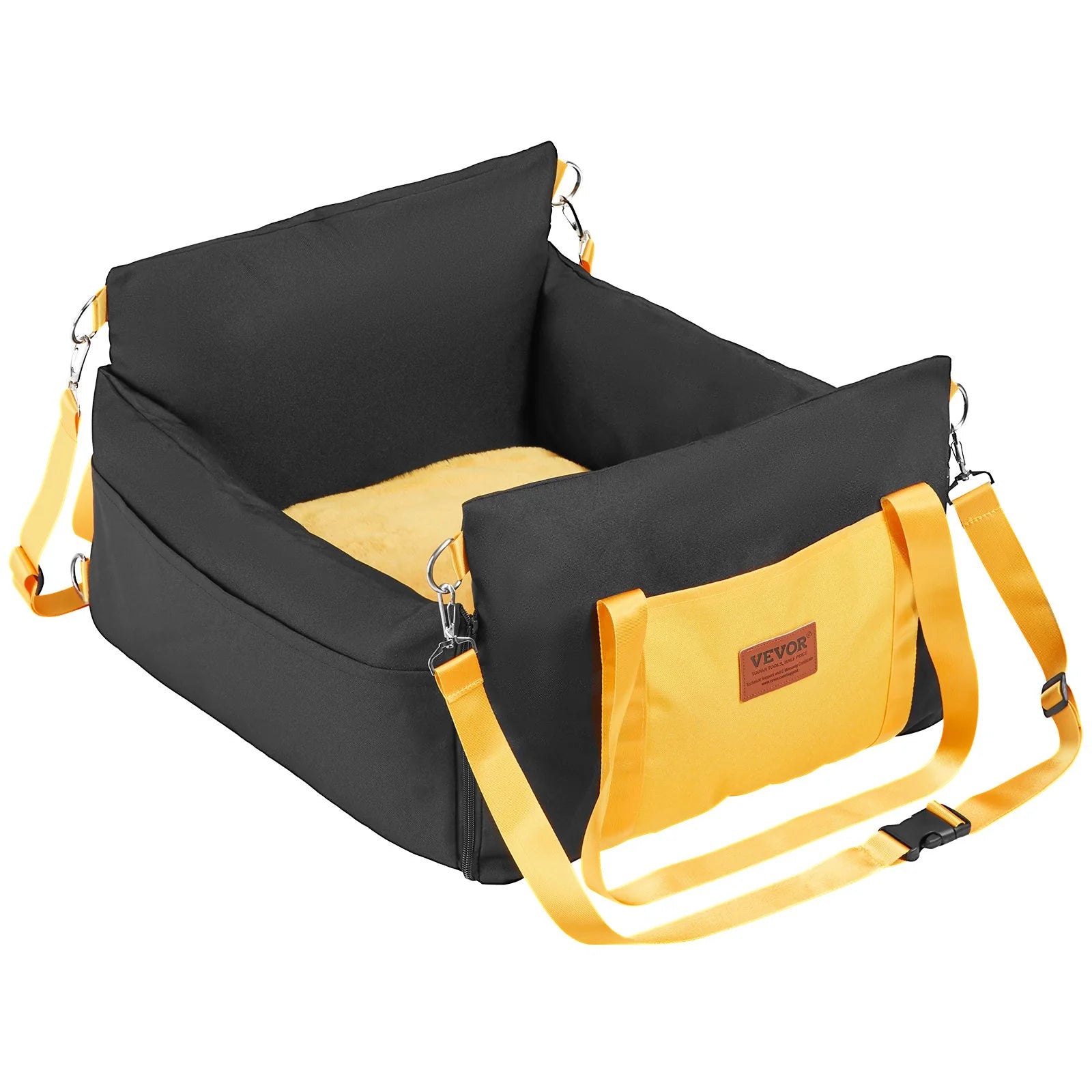 Dog Booster Car Seat Pet Car Seat for Small Dog up to 25LBS Black