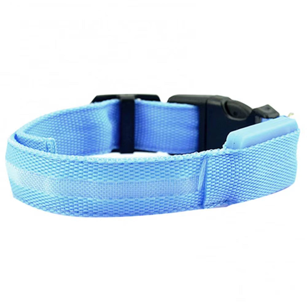 LED Light Pet Collar – Flashing Night Safety Reflective Harness for Dogs & Cats