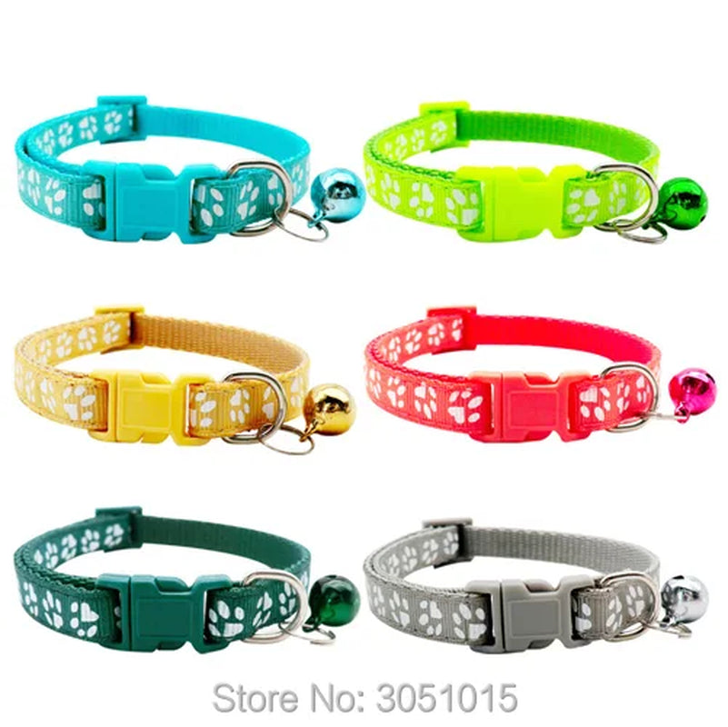 24-Pack Adjustable Dog/Cat Collars With Bell