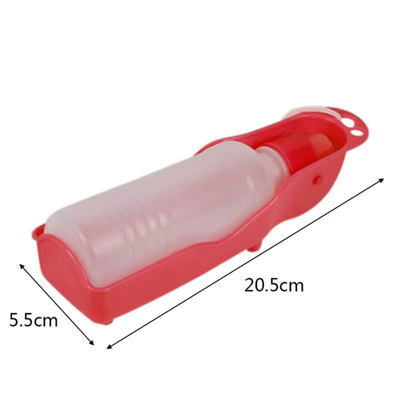 Leak-Proof Pet Drinker – 250ml/500ml Foldable Hydration Bottle for On-the-Go