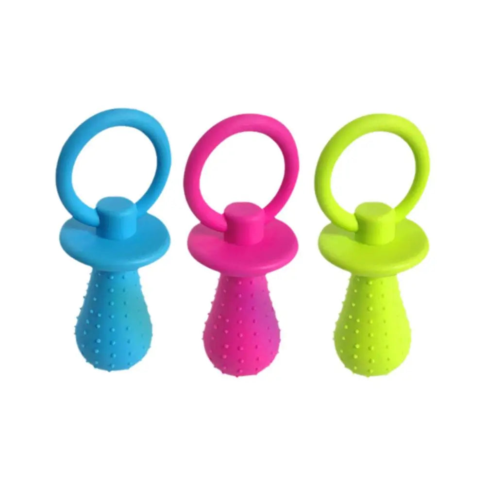 Rubber Dog Pacifier Toy for Teething
