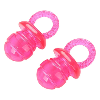 2-Pack TPR Pacifier Chew Toys – Stress-Relief & Teeth Grinding for Dogs