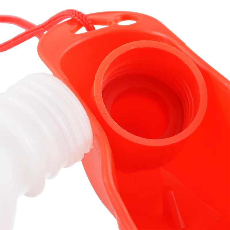 Leak-Proof Pet Drinker – 250ml/500ml Foldable Hydration Bottle for On-the-Go