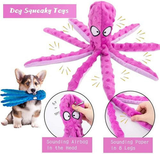 Squeaky Plush Dog Toy – Soft & Interactive Chew Treat for Small to Medium Pets