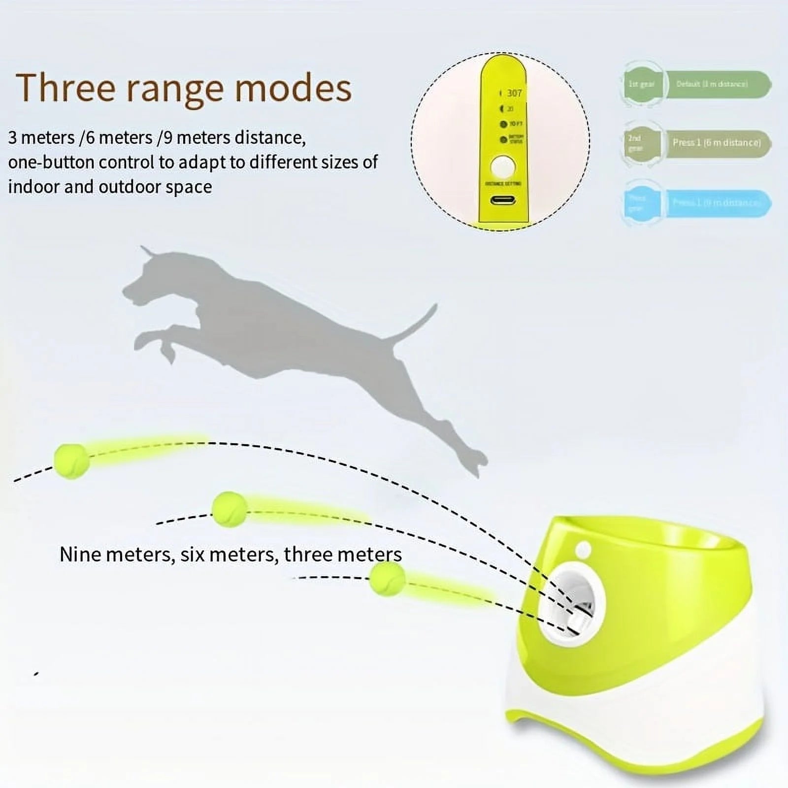 Automatic Tennis Ball Launcher – Interactive Fetch Trainer for Dogs