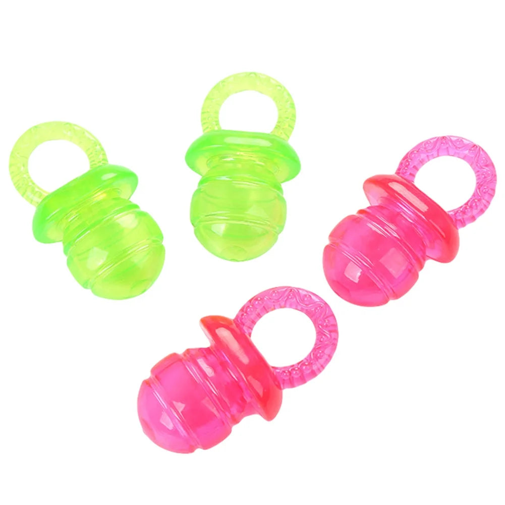 2-Pack TPR Pacifier Chew Toys – Stress-Relief & Teeth Grinding for Dogs