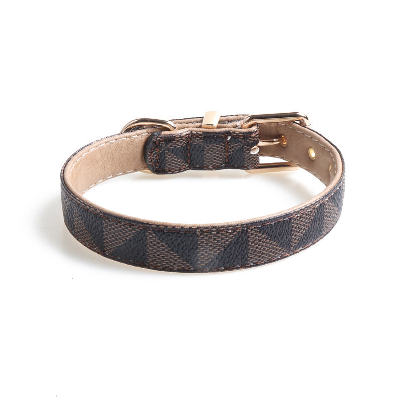 Exquisite Leather Fashion Dog Collar