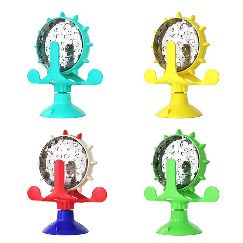 Interactive Treat Dispenser – Rotating Slow Feeder Toy for Cats & Dogs