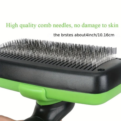Self-Cleaning Pet Grooming Brush – Shedding Comb for Dogs & Cats