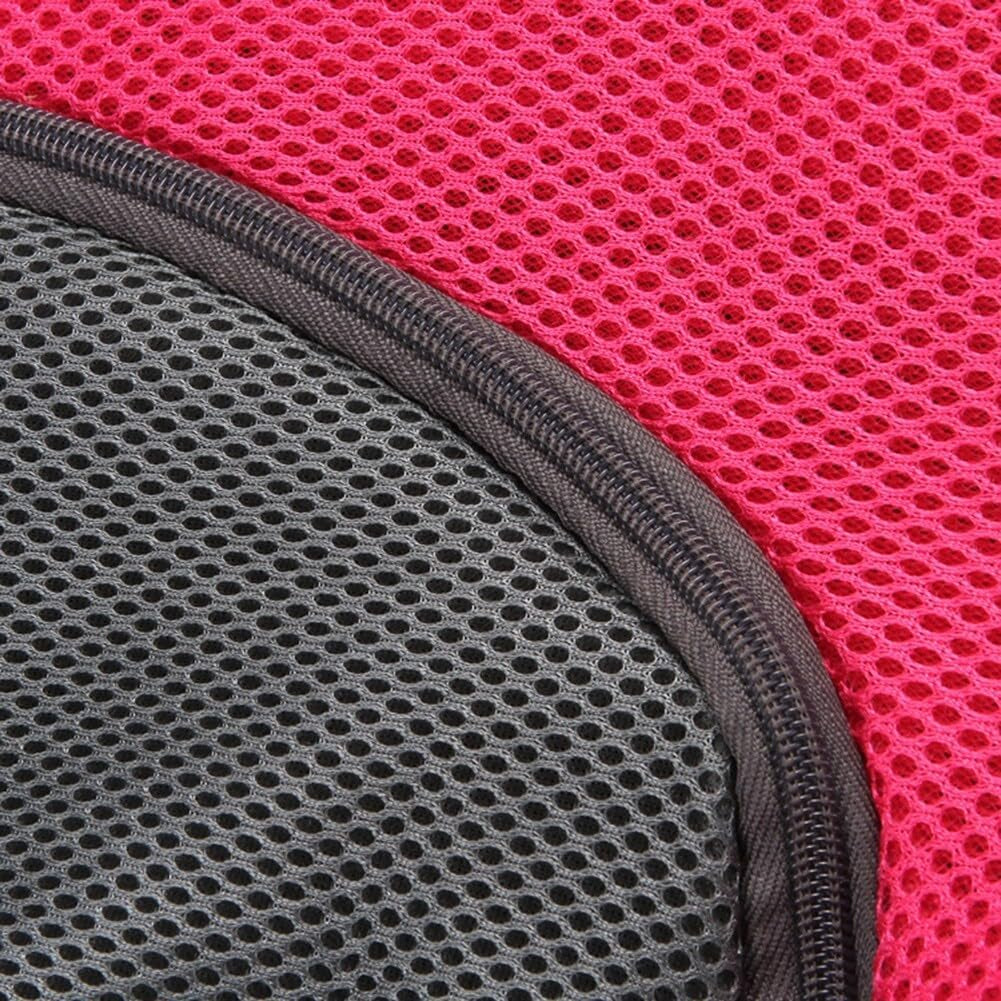 Pet Dog Sling Carrier Breathable Mesh Hands-Free Crossbody Bag for Small Dogs Cat Rabbit Outdoor Travel Purple