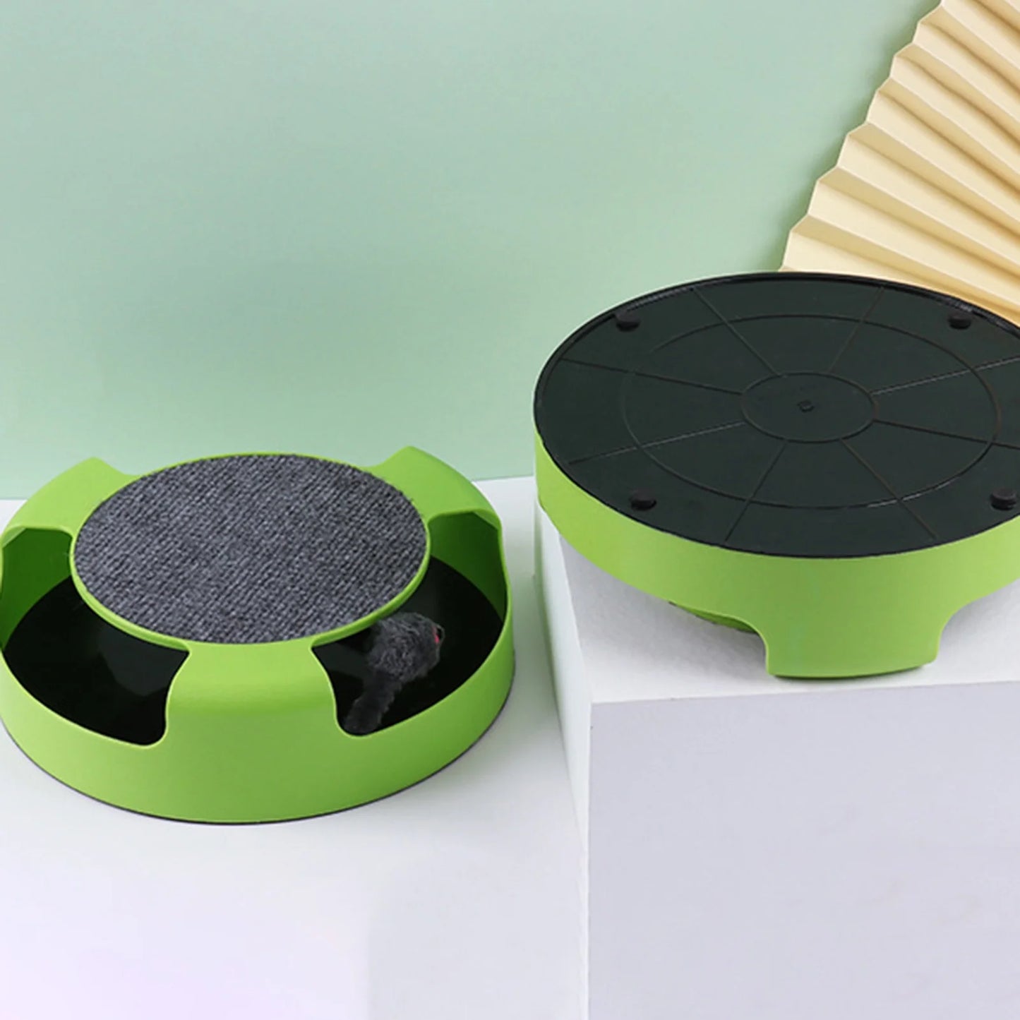 Interactive Mouse Scratch Pad – Bite-Resistant & Fun Catch Toy for Kittens