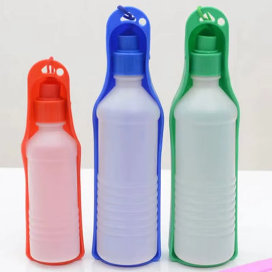 Leak-Proof Pet Drinker – 250ml/500ml Foldable Hydration Bottle for On-the-Go