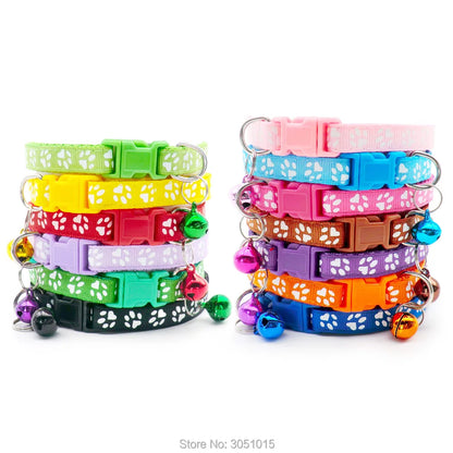 24-Pack Adjustable Dog/Cat Collars With Bell
