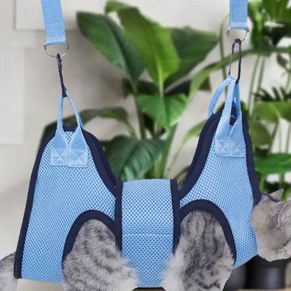 Pet Grooming Hammock – Nail Trimming & Bathing Helper for Dogs & Cats