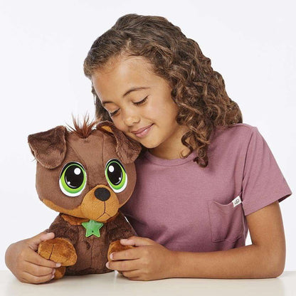 Rescue Tales Adoptable Pet Rottweiler Interactive Plush Pet Toy