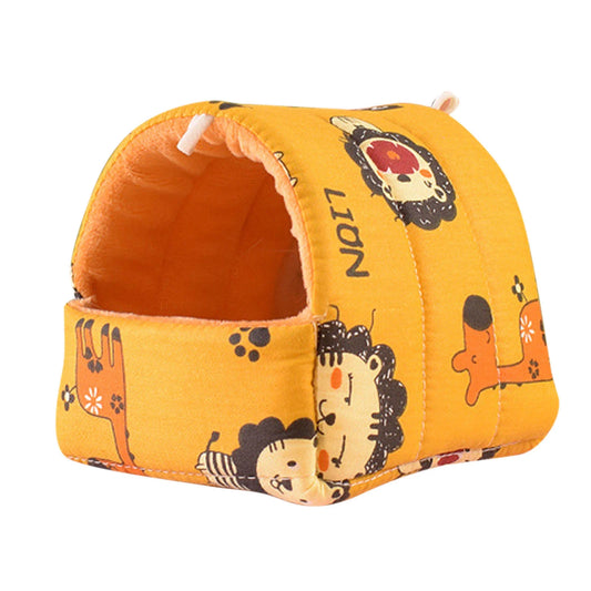 Plush Small Pet Lair – Comfortable Cotton Nest for Hamsters & Guinea Pigs