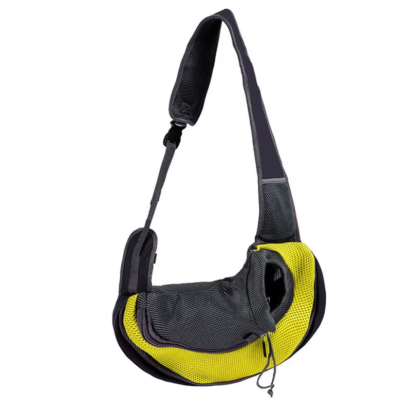 Breathable Cat Travel Bag – Portable Crossbody Shoulder Backpack for Pets
