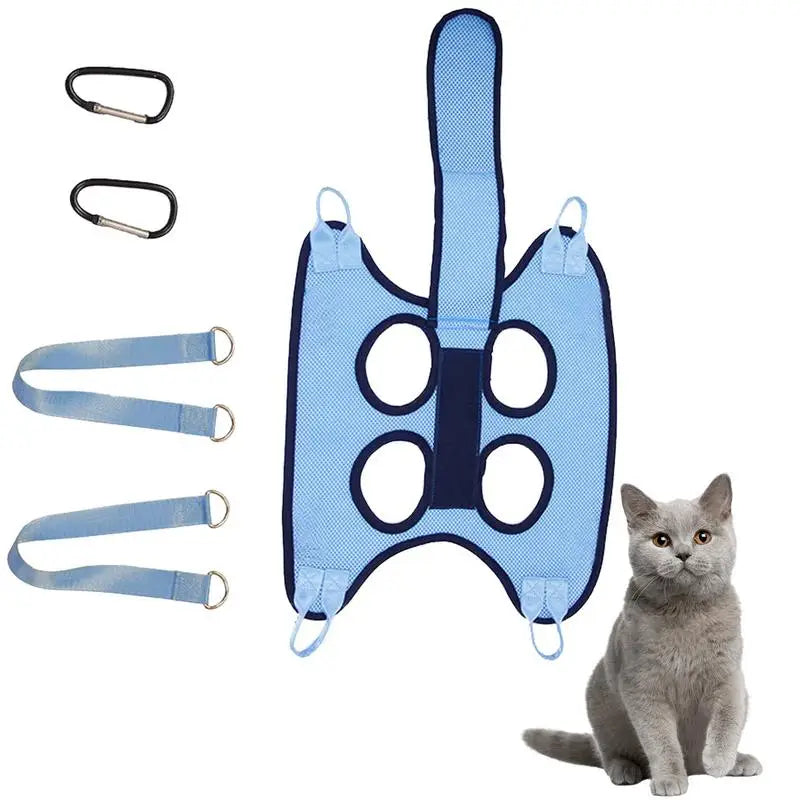 Pet Grooming Hammock – Nail Trimming & Bathing Helper for Dogs & Cats