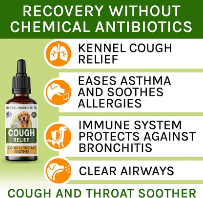 Cough Relief for Pets – Natural Throat Soother Drops for Dogs & Cats