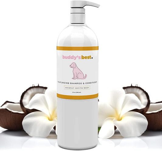 Oatmeal Dog Shampoo & Conditioner – 946ml Gentle Formula for Dry, Sensitive Skin
