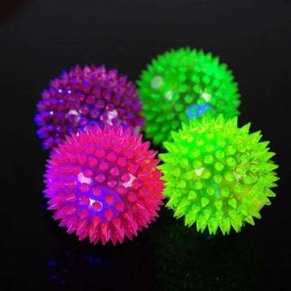 Bright Squeaky Dog Ball – Fun Fetch Toy for Small Puppies & Dogs