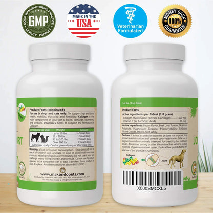 Vitamin C & Collagen Joint Support for Dogs & Cats – 60 Tablets