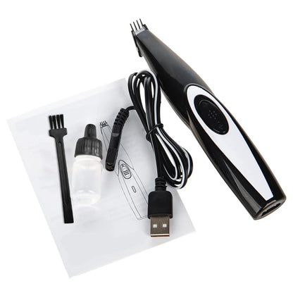 Cordless Pet Clippers – USB Rechargeable Grooming Kit for Paws, Face & Ears