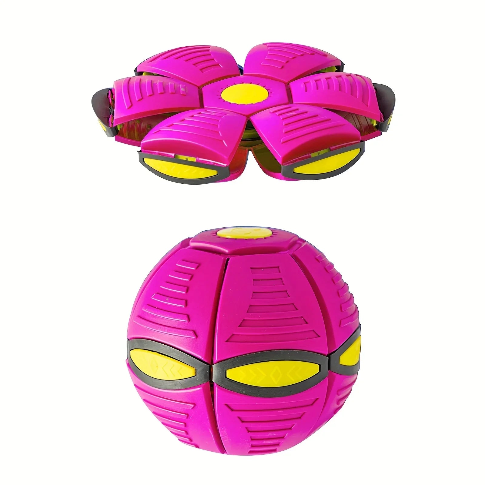 Durable Flying Saucer Ball – Elastic & Fun Dog Toy for Outdoor Play