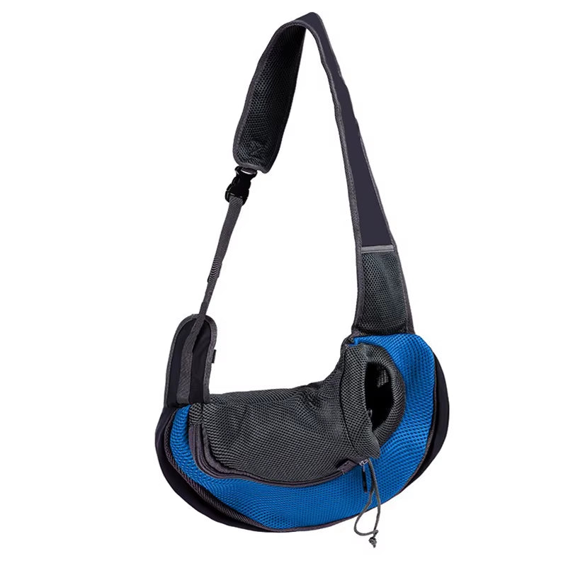 Breathable Cat Travel Bag – Portable Crossbody Shoulder Backpack for Pets