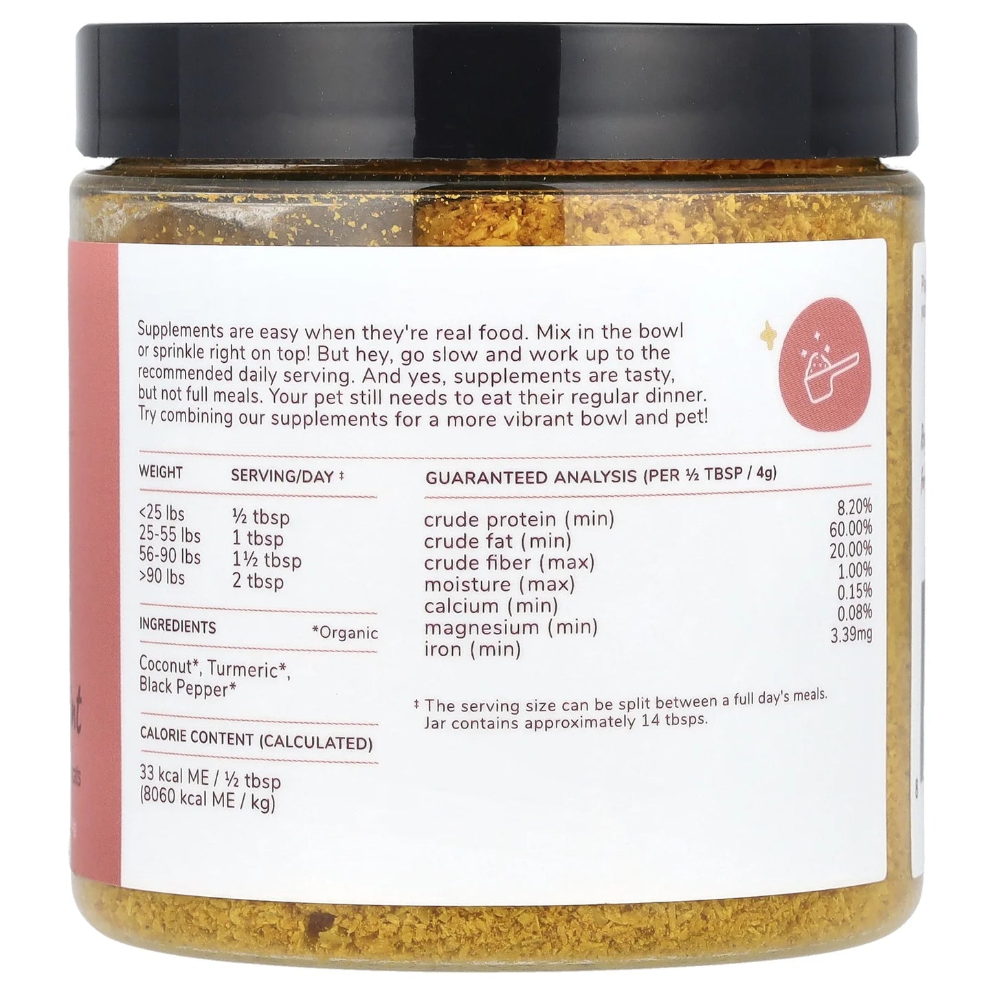 VET Formulated Natural Joint Care – Turmeric & Black Pepper Supplement for Pets, Made in USA