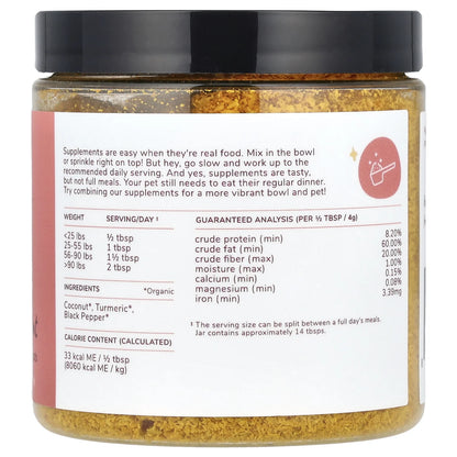 VET Formulated Natural Joint Care – Turmeric & Black Pepper Supplement for Pets, Made in USA