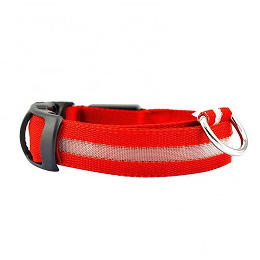 LED Light Pet Collar – Flashing Night Safety Reflective Harness for Dogs & Cats