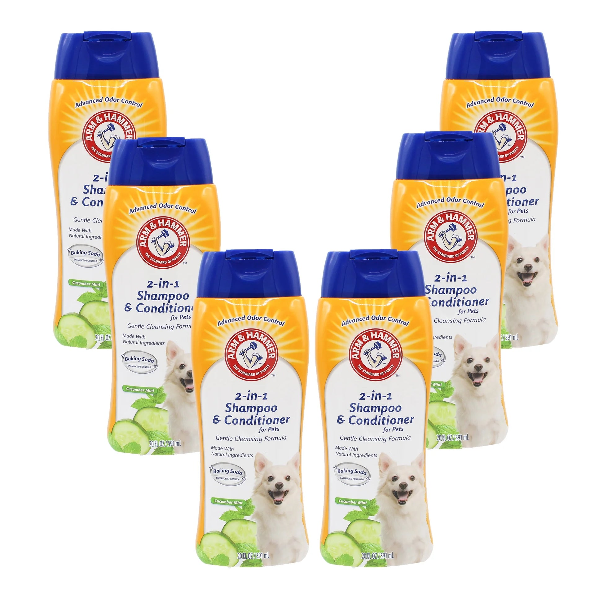 2 in 1 Dog Shampoo Cucumber Mint 590ml