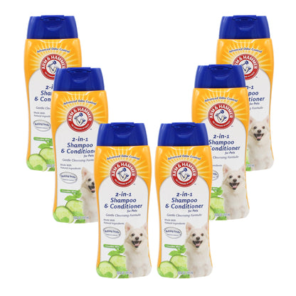 2 in 1 Dog Shampoo Cucumber Mint 590ml