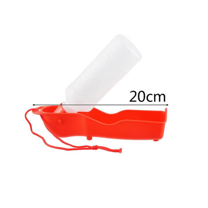Leak-Proof Pet Drinker – 250ml/500ml Foldable Hydration Bottle for On-the-Go