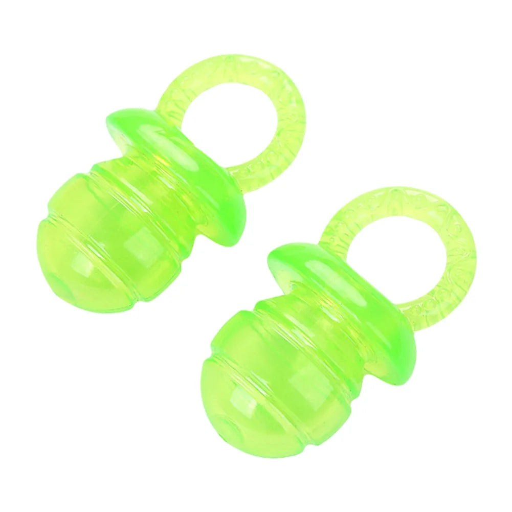 2-Pack TPR Pacifier Chew Toys – Stress-Relief & Teeth Grinding for Dogs