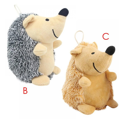 Cute Hedgehog Puppy Toy – Plush, Squeaky & Perfect for Playtime