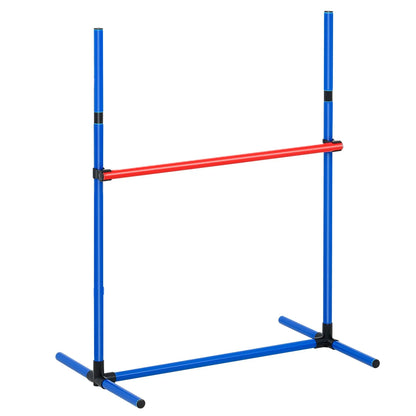 Dog Agility Training Equipment 7 PCS Set Upgrade W/ Hurdles 2 Tunnels Ring