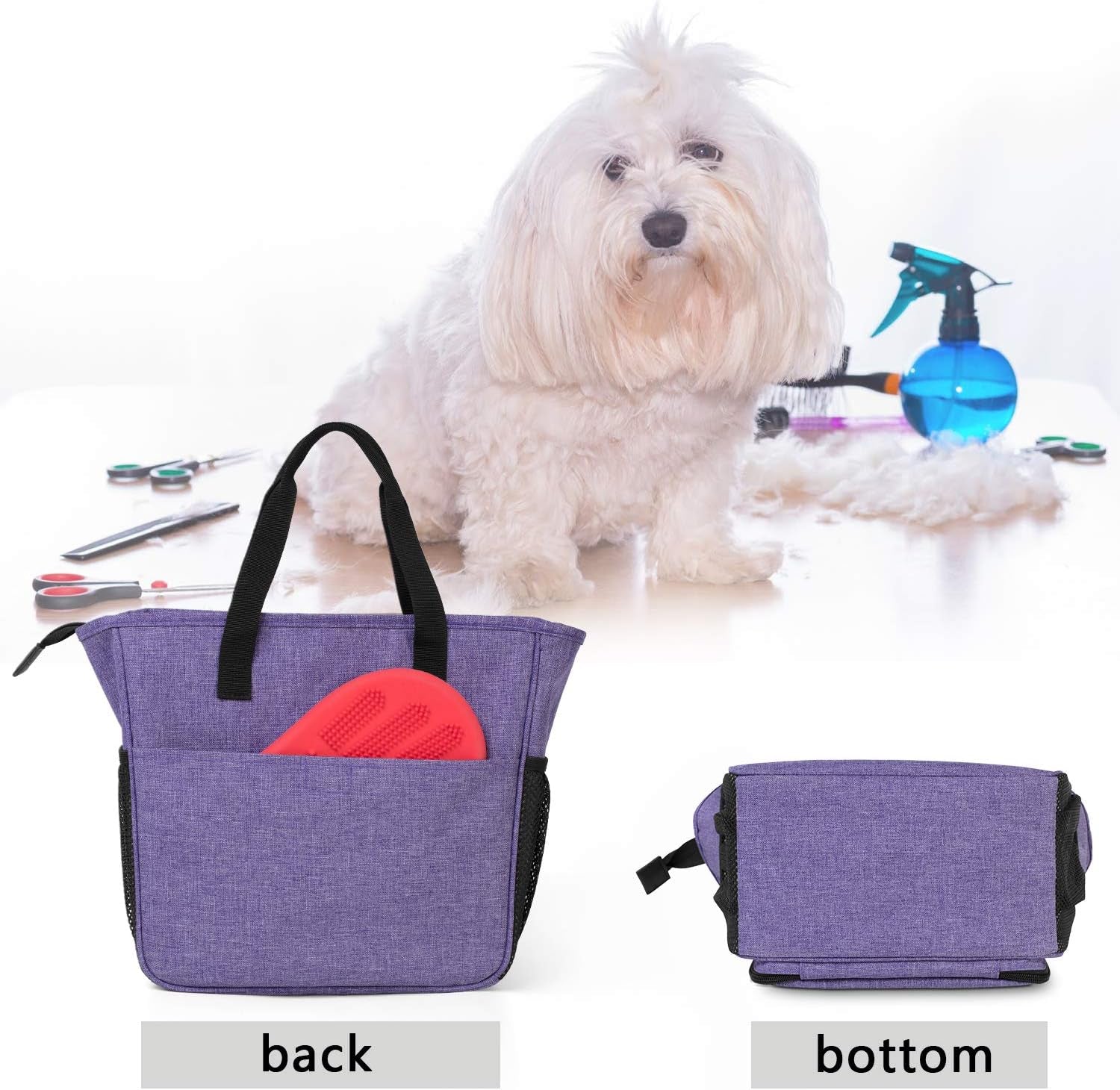 Professional Grooming Organizer – Stylish & Durable Bag for Pet Supplies