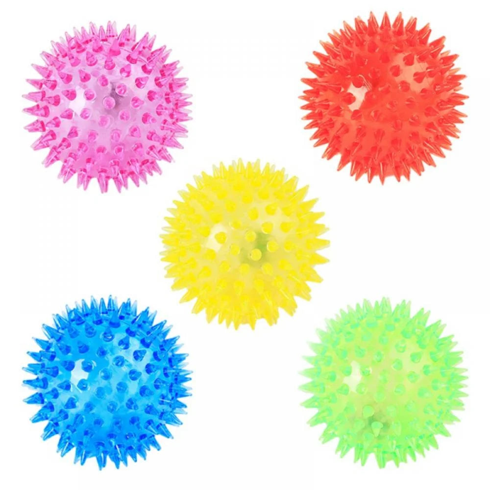 Bright Squeaky Dog Ball – Fun Fetch Toy for Small Puppies & Dogs