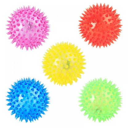 Bright Squeaky Dog Ball – Fun Fetch Toy for Small Puppies & Dogs