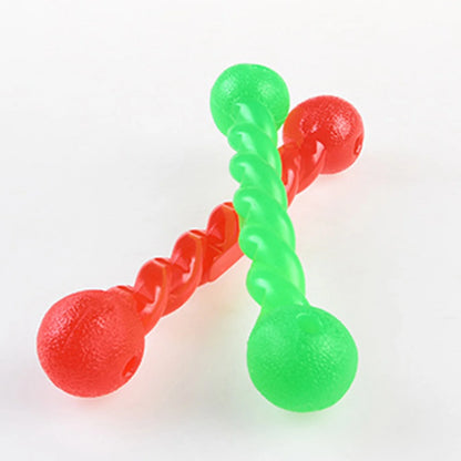 Durable Puppy Chew Toy – Soft Rubber Rod for Teething & Teeth Cleaning